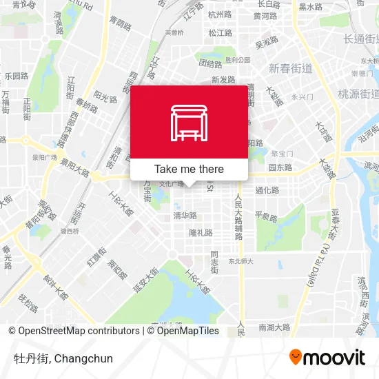 牡丹街 map