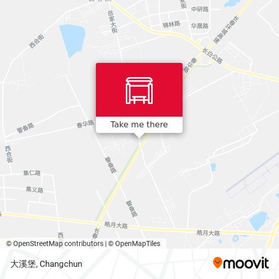 大溪堡 map