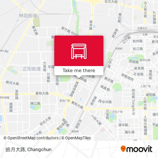 皓月大路 map
