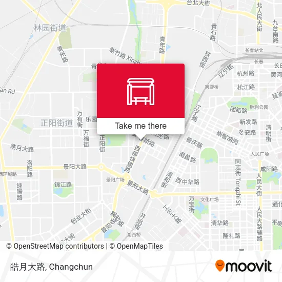 皓月大路 map