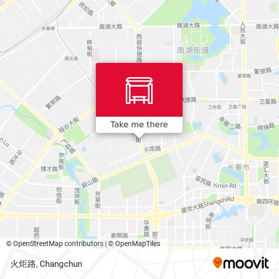 火炬路 map