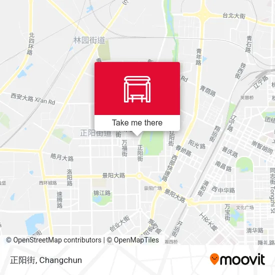 正阳街 map