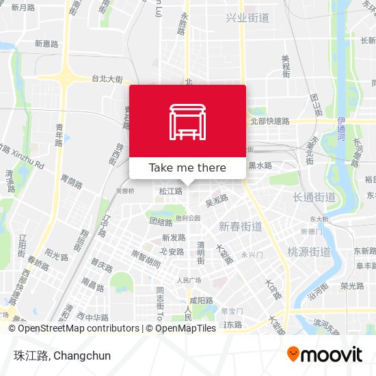 珠江路 map