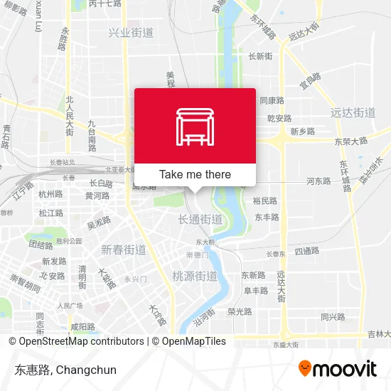 东惠路 map