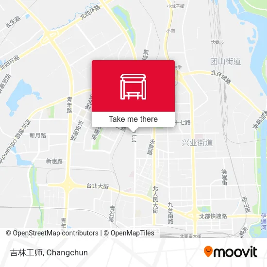 吉林工师 map