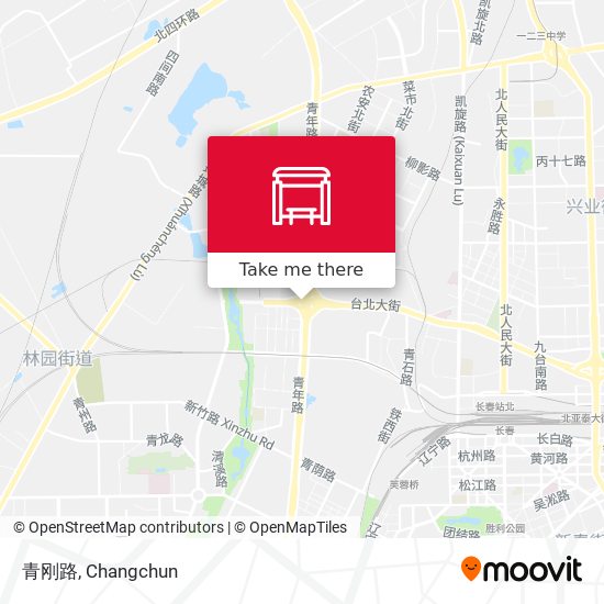 青刚路 map