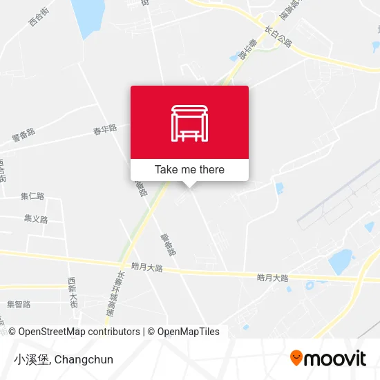 小溪堡 map