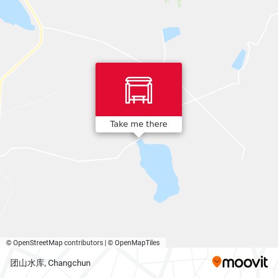团山水库 map
