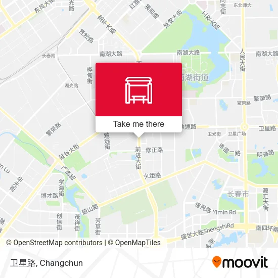 卫星路 map