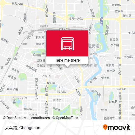 大马路 map