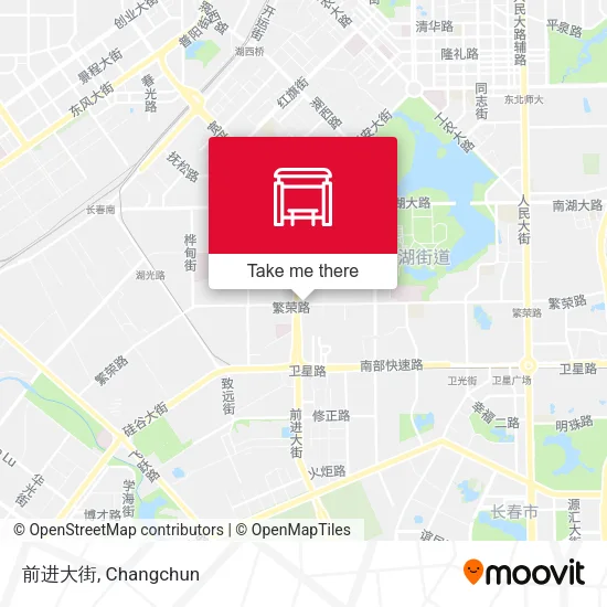 前进大街 map