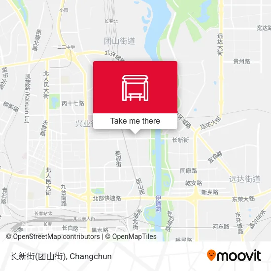 长新街(团山街) map