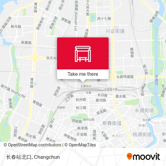 长春站北口 map
