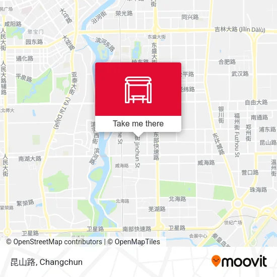 昆山路 map