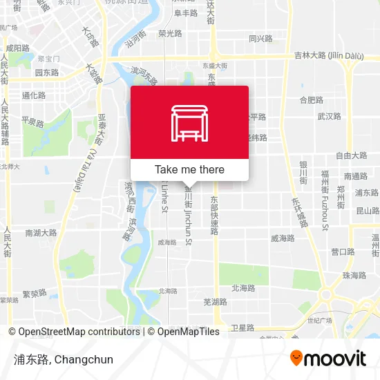 浦东路 map