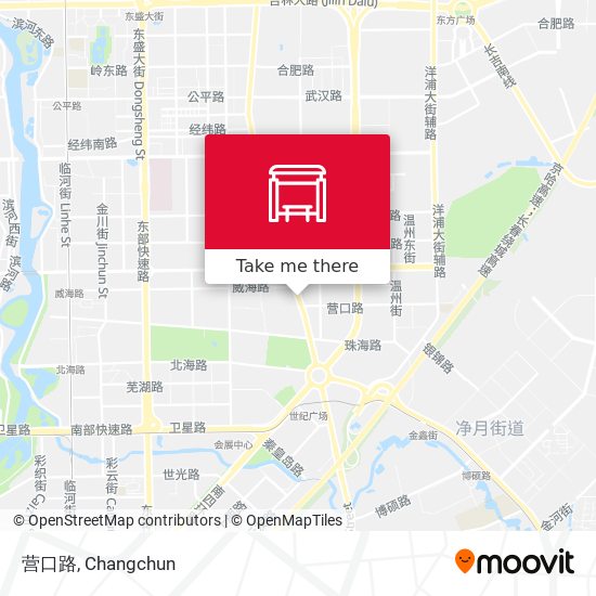 营口路 map
