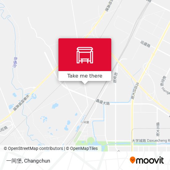一间堡 map