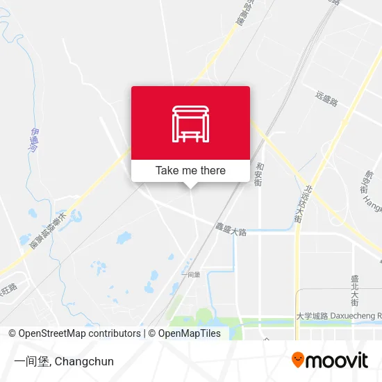 一间堡 map