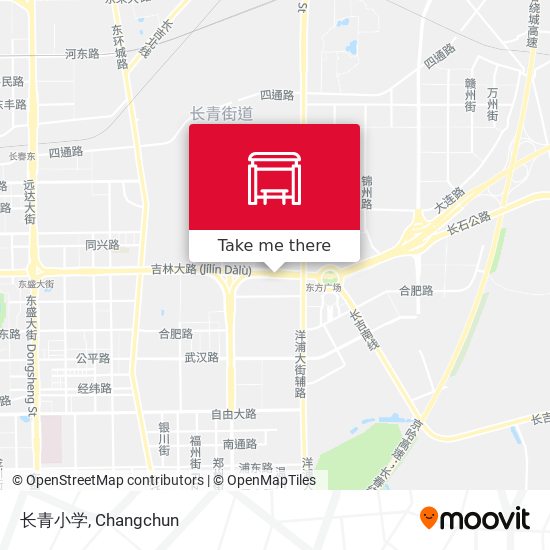 长青小学 map