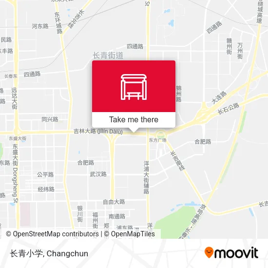长青小学 map