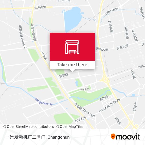 一汽发动机厂二号门 map
