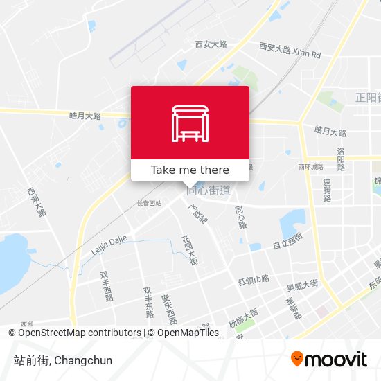 站前街 map
