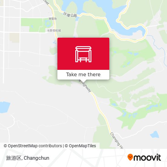 旅游区 map
