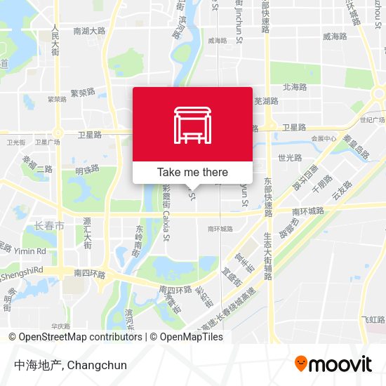 中海地产 map