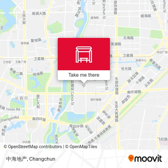 中海地产 map