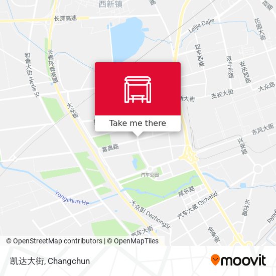 凯达大街 map