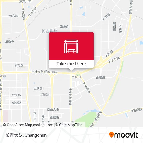 长青大队 map