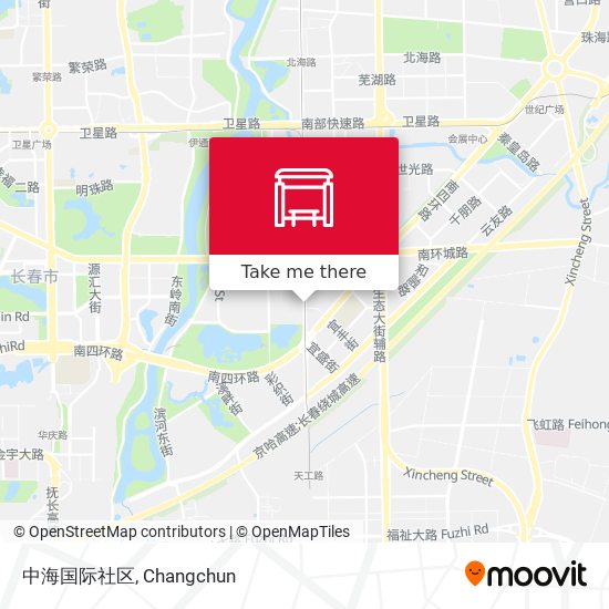 中海国际社区 map