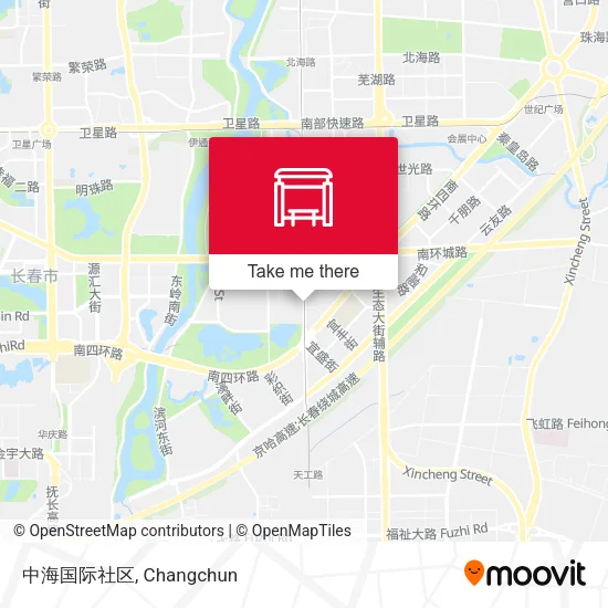 中海国际社区 map