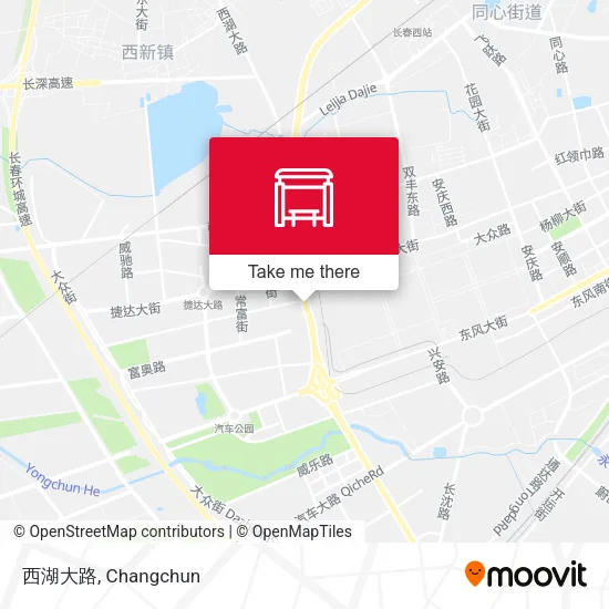 西湖大路 map