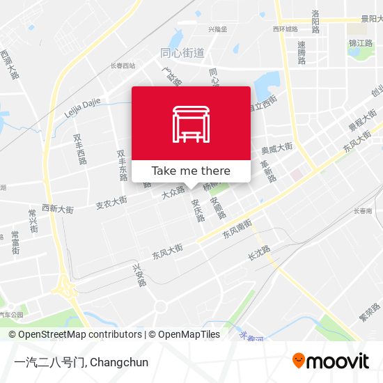 一汽二八号门 map