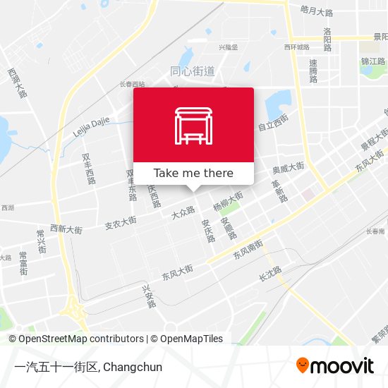 一汽五十一街区 map