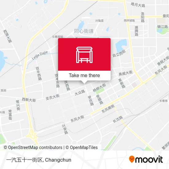 一汽五十一街区 map