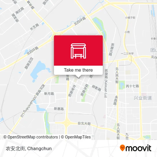 农安北街 map
