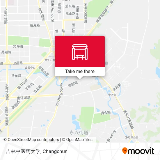 吉林中医药大学 map