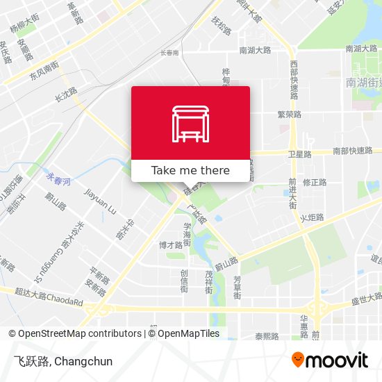 飞跃路 map