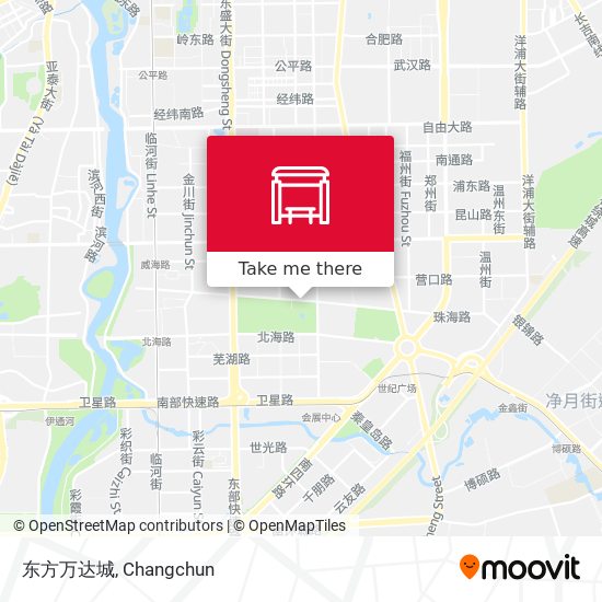 东方万达城 map