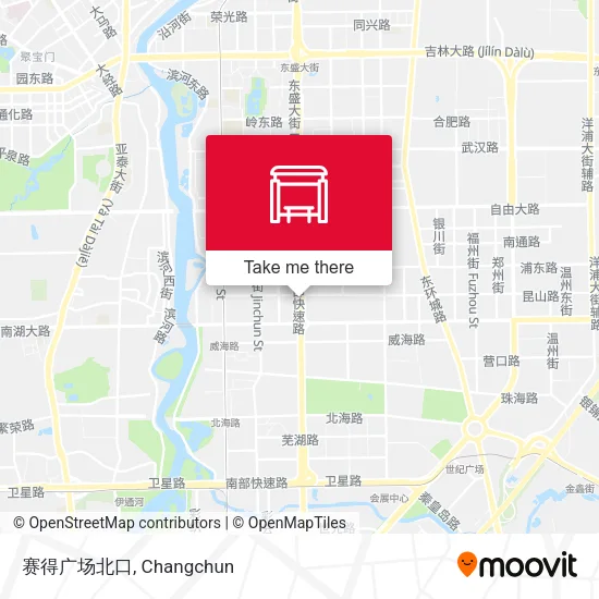 赛得广场北口 map