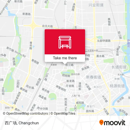 西广场 map