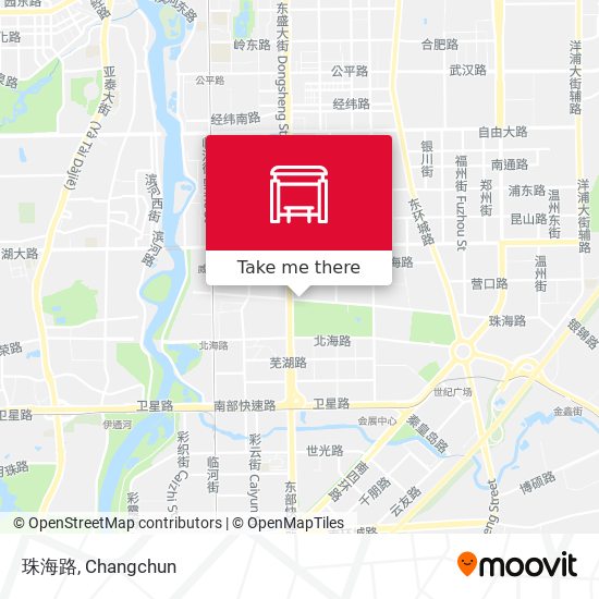 珠海路 map