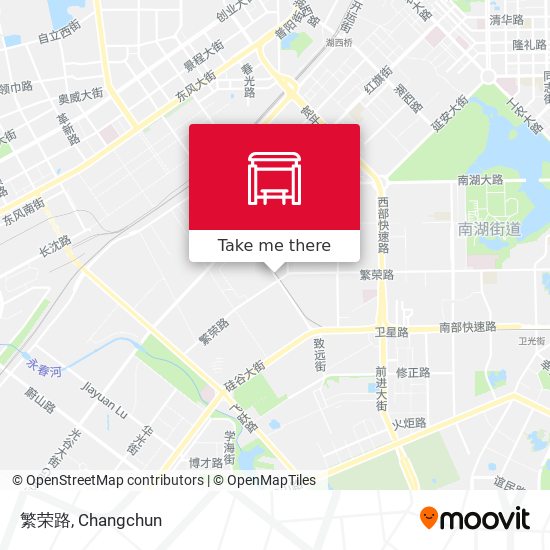 繁荣路 map
