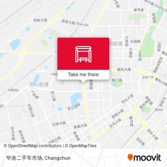 华港二手车市场 map
