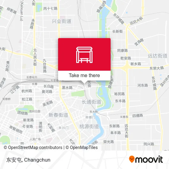 东安屯 map
