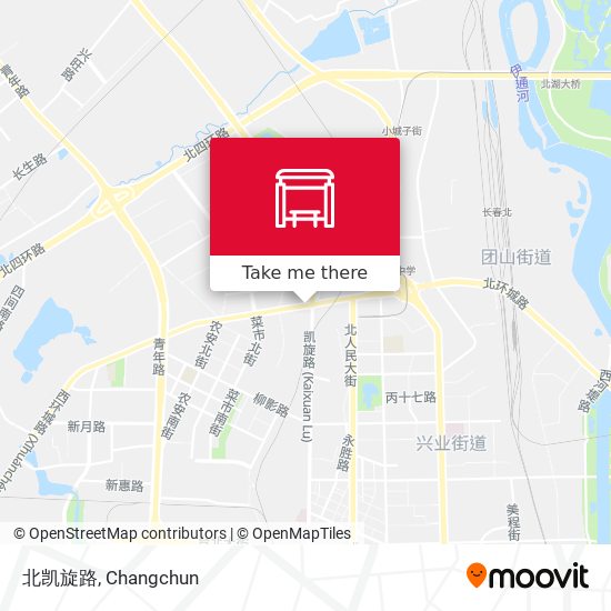北凯旋路 map