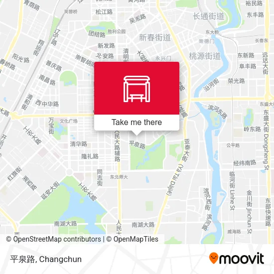 平泉路 map