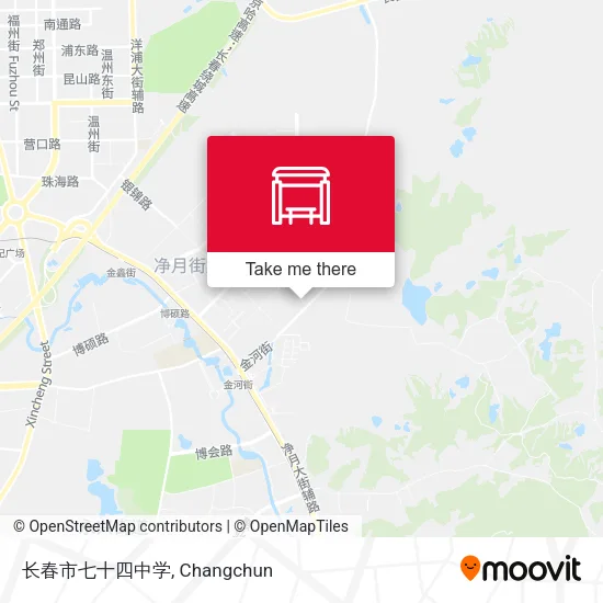 长春市七十四中学 map
